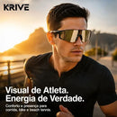 Óculos Ciclismo Corrida Esportivo Bike Mtb Protecao Uv Beach Prateado