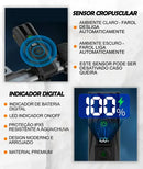 Luz Dianteira LED com Buzina para Bicicleta, 500 lm, IP65, Bateria Recarregável USB-C, Controle Sem Fio e Suporte de Guidão – Youl Decoração e Mobília