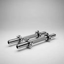 Par Barra Maciça 40cm Halteres Rosca Dumbell Treino