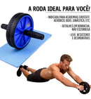 Roda Abdominal Rolo Para Exercício Lombar Treino Funcional MBFIT