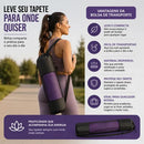 Tapete Colchonete Yoga Pilates Ginástica 1,90m 61cm 8mm Nbr