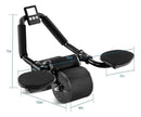 Rolo Roda Dupla Abdominal Apoio Para Cotovelos - Brave Bull