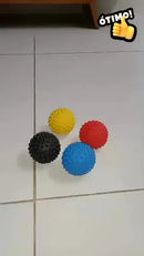 Kit 4 Bolas De Mãos Esferas Fisioterápicas Ortopédica Ball