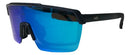 Armação Óculos Sol Hb Presto 2.0 Ciclismo Grafeno Armação Matte Navy Lente Blue Chrome