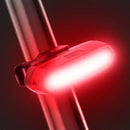 Lanterna Farol Sinalizador Traseiro Recarregável Usb Para Bike Bicileta Ciclismo 3 Cores Bem Forte