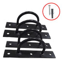 Kit 4 Suporte Trx Parede Teto Gancho Suspenso Argola Columpi
