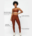 Conjunto Fitness Academia Calça E Top Zero Transparência
