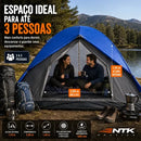 Barraca Iglu Nautika Fox para 2 a 3 Pessoas com Mosquiteiro e Impermeável