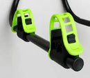 Suporte De Parede Kawak Para 2 Bicicletas Preto Com Verde