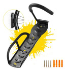 Suporte Vertical Parede Para Pendurar Bicicleta Com Gancho Resistente Apoio Trava Bike Speed Mtb Preto Sign