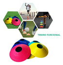 Kit Funcional 10 Cones + 10 Pratos + Escada + Corda De Pular