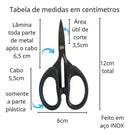 Tesoura De Pesca Braid Line Ls 15 Stainless Marine Sports Cor Preta