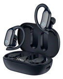 Fone De Ouvido Bluetooth Bateria Longa Duração, Fone De Ouvido Ows Azul, Com Microfone Enc Cancelamento De Agua Com Gancho Para Academia E Corrida