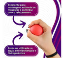 Kit Bola Exercitadora Fisioterapia Bolinha De Mão Lisa 3unid Sortido