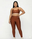 Conjunto Fitness Academia Calça E Top Zero Transparência