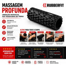 Rolo Massagem Foam Roller Liberação Miofascial Soltura Yoga Preto