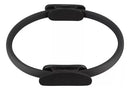 Arco Anel Pilates Yoga Fisioterapia Preto 37 cm Metal com EVA