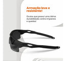 Óculos Proteção Uv400 Ciclismo Corrida Esportivo Bike + Case