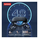 Fone Bluetooth 5.3 Lenovo Livepods Lp75 Corrida Thinkplus Cor Preto