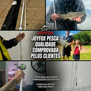 Vara Para Carretilha Joyfox 1.80m de Carbono e Fibra de Vidro Branca 20-50lb