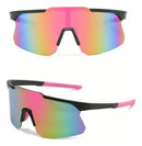 Óculos Corrida Ciclismo Beachtenis Masculino Feminino Uv400 Espelhada Rosa
