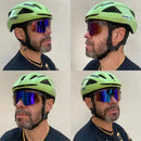 Óculos Corrida Ciclismo Beachtenis Masculino Feminino Uv400 Espelhada Cinza