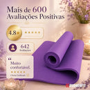 Colchonete Tapete Yoga Pilates Ginástica Grosso 10mm Premium Cor Roxo
