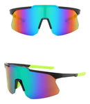 Óculos Corrida Ciclismo Beachtenis Masculino Feminino Uv400 Espelhada Preto E Verde