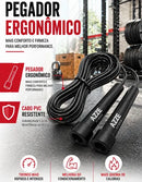 Corda De Pular Cross Fit Speed Rope Cabo Pvc Ajustável Azze