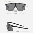 Óculos Corrida Ciclismo Beachtenis Masculino Feminino Uv400 Espelhada Preto E Verde
