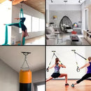 Kit 4 Suporte Trx Parede Teto Gancho Suspenso Argola Columpi