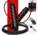 Corda De Pular Cross Speed Rope Rolamento Profissional Fit Homeroarte Cor Vermelho