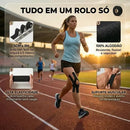 Fita Kinesio Tape Bandagem Elástica Kinesiology Taping Fisioterapia Muscular 5cm X 5m Adesiva Suporte Reabilitação Lesões Musculares Resistente Água Hipoalergênica Sem Látex Brasiliana Tech