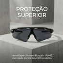 Óculos Esportivo Corrida Baixa Pace Pedal Futevolei Ciclismo Lente Preto