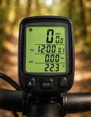 Ciclocomputador Bike Velocimetro Digital Com Fio Lcd Backlight 27 Funções Hodometro Temperatura Relogio Bicicleta Mtb Speed