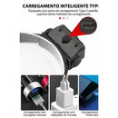 Lanterna de Cabeça Sunble Recarregável para Camping e Pesca com 5 Modos de Luz