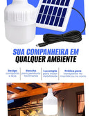 Lampada Led Solar Recarregável Usb Camping Pesca Jardim