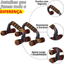 Barra De Chão Apoio Para Flexão Ergonômicas Exercício Fitness