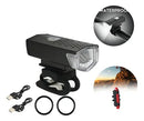 Kit Lanterna E Farol Bicicleta Luz Ultra Led A Prova D'água