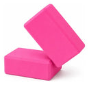 2 Blocos Pilates Tijolo Yoga Funcional Compacto Resistente