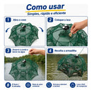 Covo Armadilha Para Pesca Camarão Peixes Siri Iscas 8 Furos