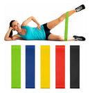 Kit Treino Funcional 5 Mini Bands + Corda De Pular 3 Metros