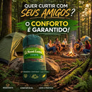 Colchonete Camping Casal Colchao 190x130 Dobrável C/ Sacola Transporte Hezzo Hometech Colchão P Barraca Acampamento Pesca Trilhas Praia Viagem Retiro Colchonete Casal Camping