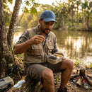 Talher Multifuncional 6 Em 1 Aço Inox Camping Pesca Trilha
