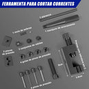 Ferramenta Para Montar Desmontar Corrente Emenda Rebita