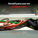 Elástico Exercício KSMIX Média 1,2m Alças Acolchoadas Musculação