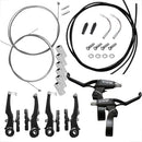 Kit Freio V-brake GTA Alumínio Completo 10 peças Preto