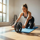 Roda Abdominal Rolo Para Exercício Lombar Treino Funcional MBFIT