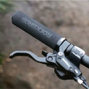 Manopla (Par) Punho Bike Ciclismo Com Anel E Trava Espuma Macia Mtb Rockbros Bt1001 Cor Preto