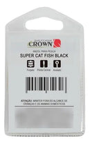 Anzol Super Cat Fish Black 12/0 Crown 05 Unidades Resistente